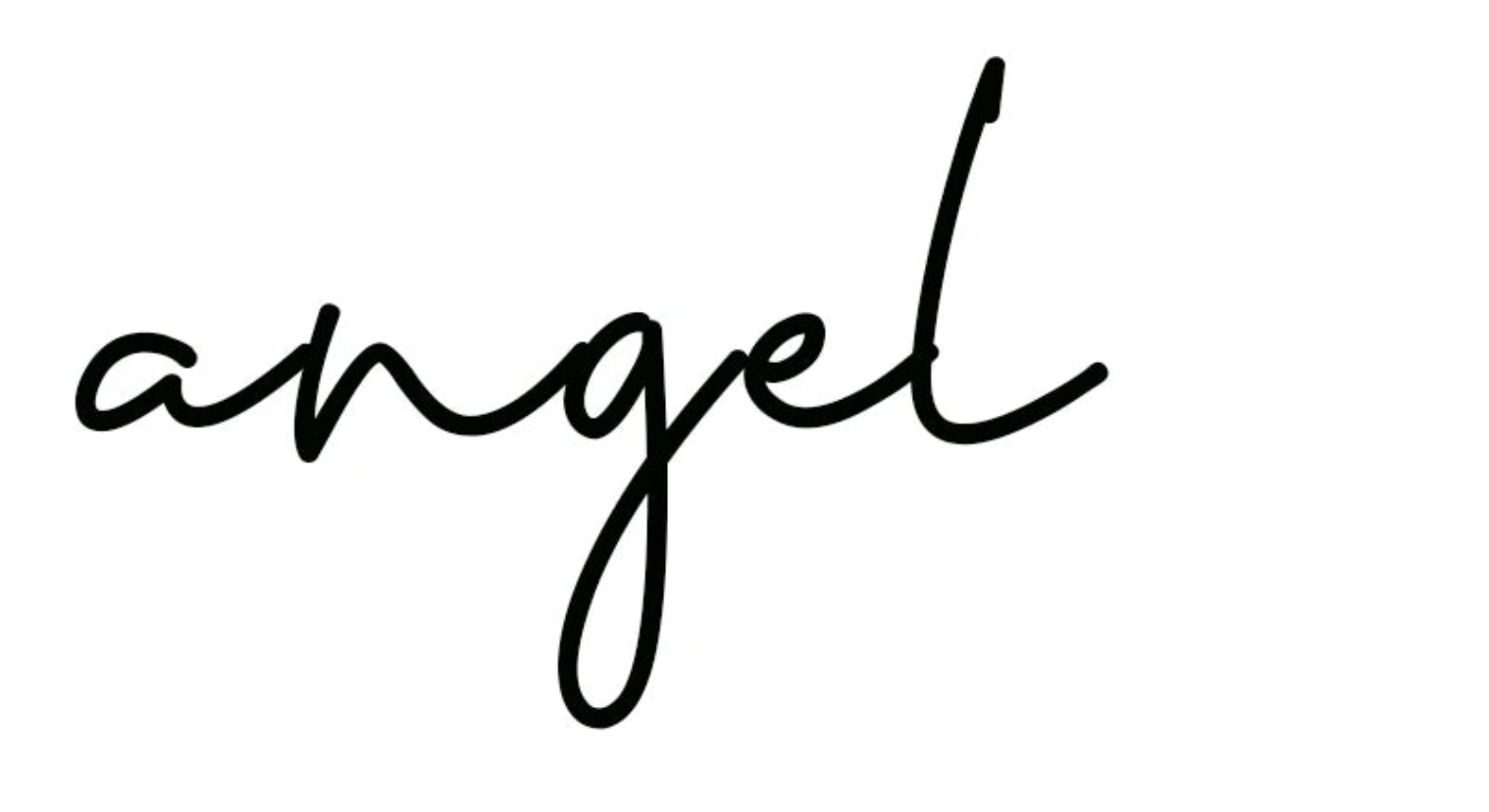 Wave Script Name Necklace