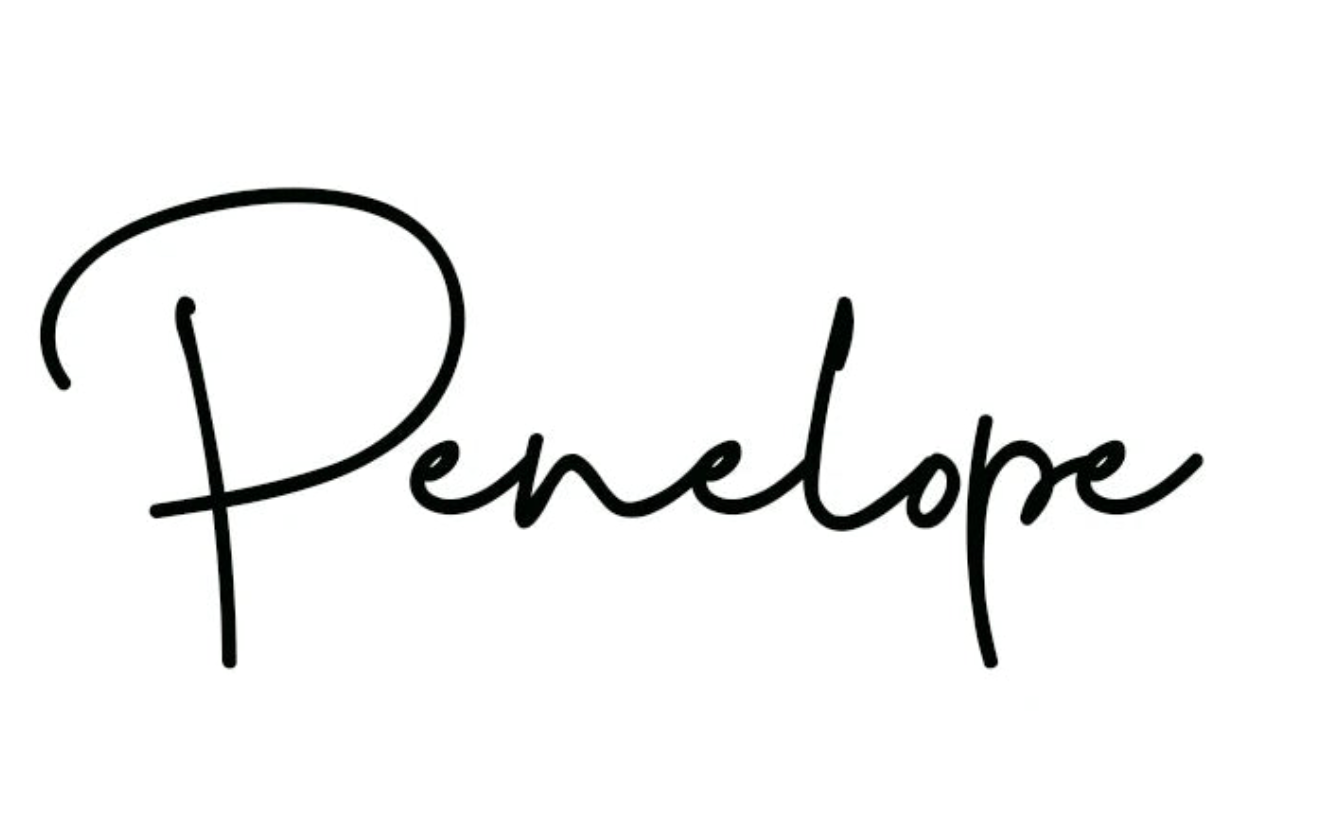 Wave Script Name Necklace